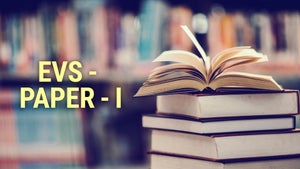 EVS - Paper - I on T SAT Vidya - past program