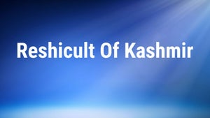 Reshicult Of Kashmir on DD Kashir - past program