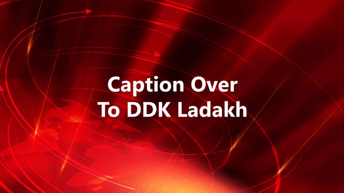 Caption Over To DDK Ladakh on JioTV
