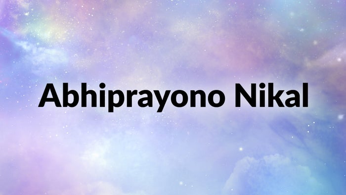 Abhiprayono Nikal on JioTV