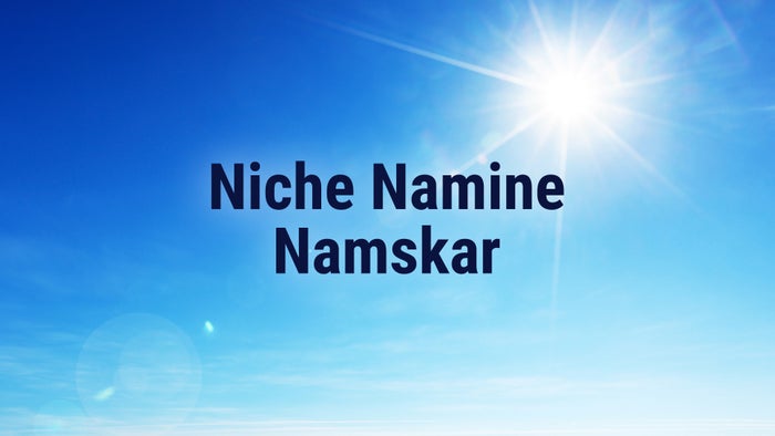 Niche Namine Namskar on JioTV