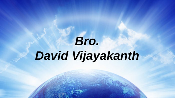 Bro. David Vijayakanth on JioTV