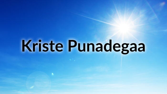 Kriste Punadegaa on JioTV
