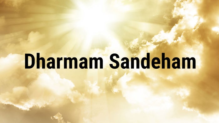 Dharmam Sandeham on JioTV