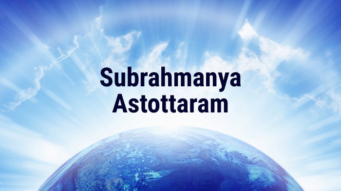 Subrahmanya Astottaram on JioTV