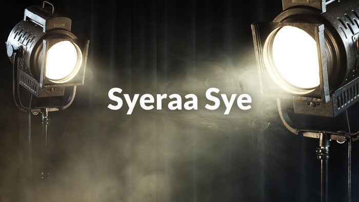 Syeraa Sye on JioTV