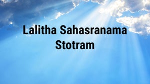 Lalitha Sahasranama Stotram on Hindu Dharmam - past program