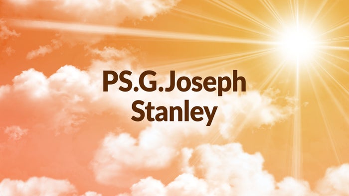 PS.G.Joseph Stanley on JioTV