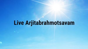 Live Arjitabrahmotsavam on SVBC - future program