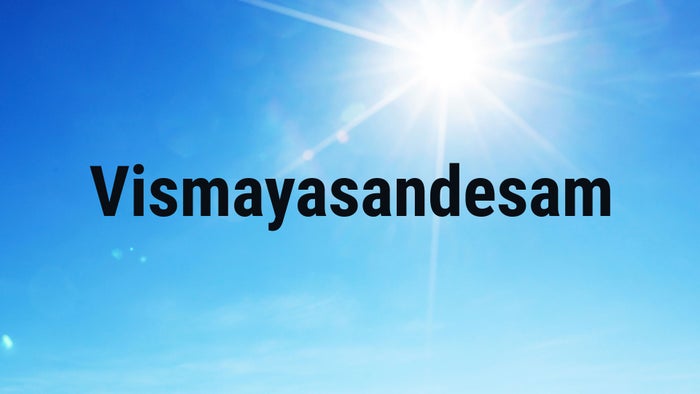 Vismayasandesam on JioTV