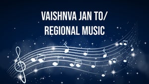 Vaishnva Jan To/ Regional Music on DD Oriya - past program