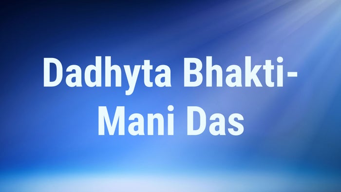 Dadhyta Bhakti-Mani Das on JioTV