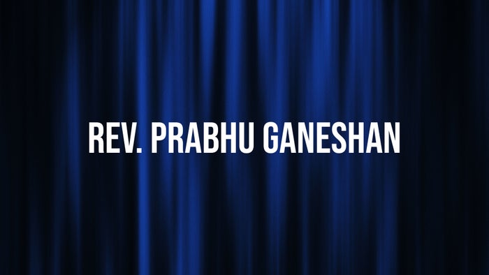 Rev. Prabhu Ganeshan on JioTV