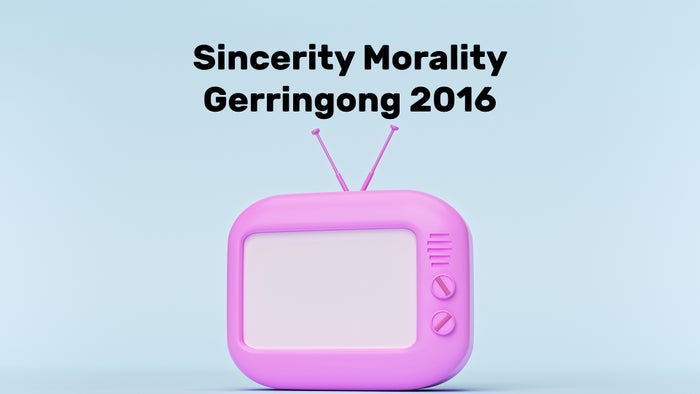 Sincerity Morality Gerringong 2016 on JioTV