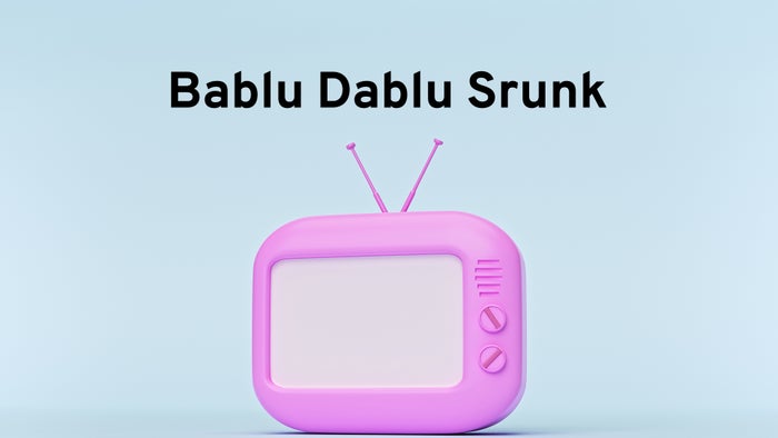 Bablu Dablu Srunk on JioTV