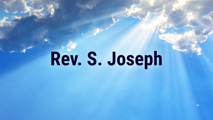 Rev. S. Joseph on JioTV