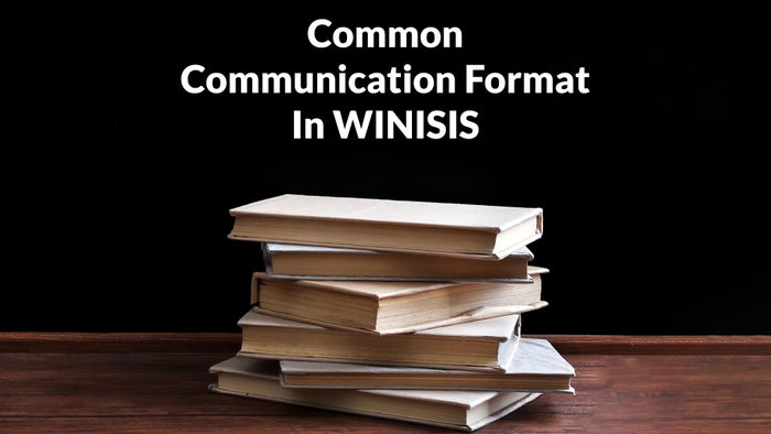 Common Communication Format In WINISIS on JioTV