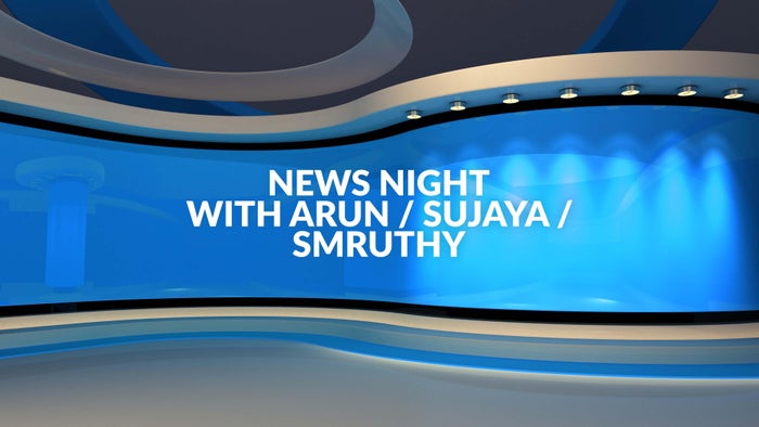 News Night With Arun / Sujaya / Smruthy on JioTV