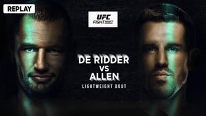 UFC Fight Night - de Ridder vs Allen on Sony Ten 4 Telugu - future program