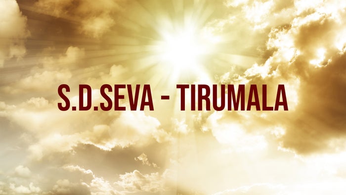 S.D.Seva - Tirumala on JioTV