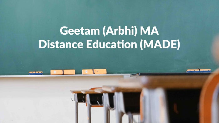 Geetam (Arbhi) MA Distance Education (MADE) on JioTV