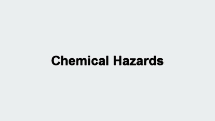 Chemical hazards on JioTV