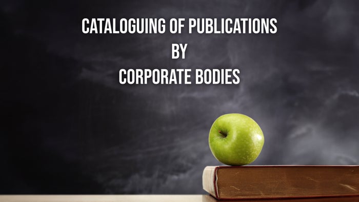 Cataloguing Of Publications By Corporate Bodies on JioTV