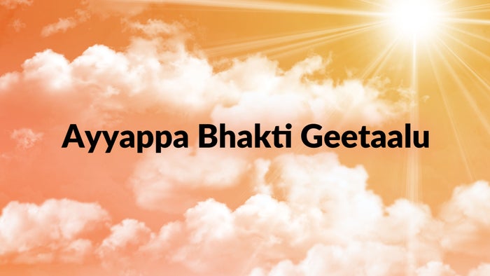 Ayyappa Bhakti Geetaalu on JioTV