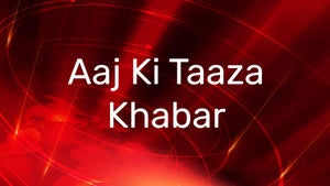 Aaj Ki Taaza Khabar on Taaza TV - live program