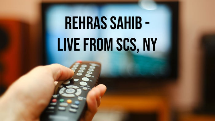 Rehras Sahib - LIVE from SCS, NY on JioTV