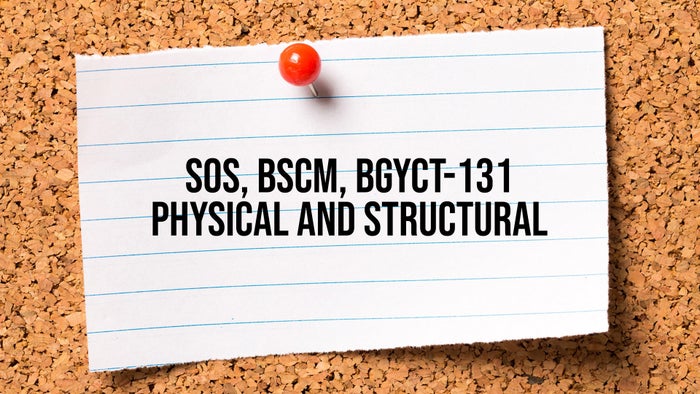 Sos, Bscm, Bgyct-131 Physical And Structural on JioTV