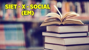 Siet - X - Social Studies on T SAT Vidya - past program