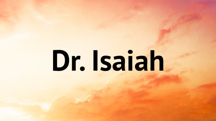 Dr. Isaiah on JioTV