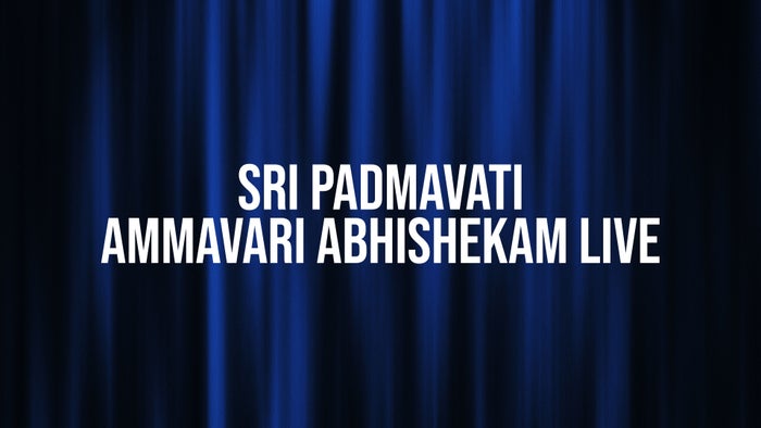 Sri Padmavati Ammavari Abhishekam Live on JioTV
