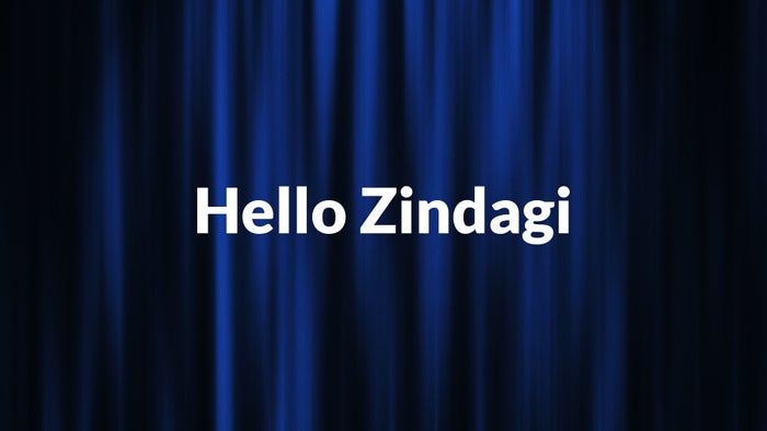 Hello Zindagi on JioTV