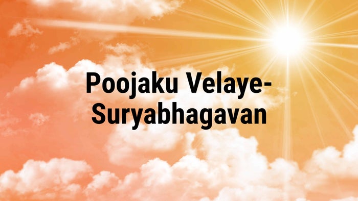 Poojaku Velaye-Suryabhagavan on JioTV