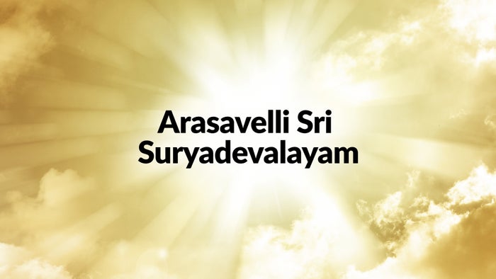 Arasavelli Sri Suryadevalayam on JioTV