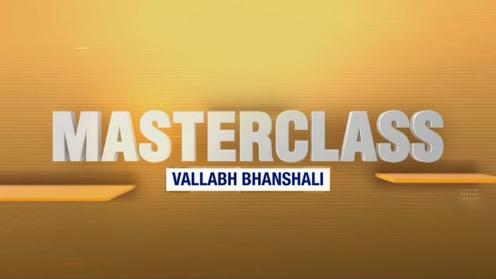 Masterclass - Vallabh Bhanshali on JioTV