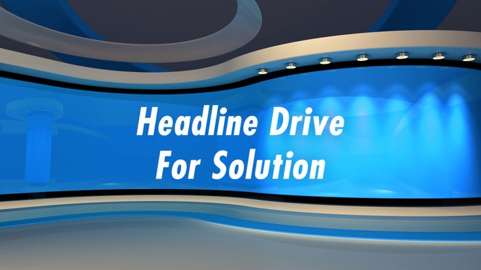 Headline Drive For Solution on JioTV