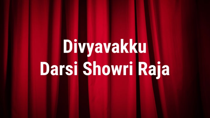 Divyavakku Darsi Showri Raja Episode No.16 on JioTV