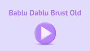 Bablu Dablu Brust Old on Unique Tv - past program