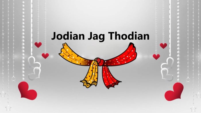 Jodian Jag Thodian on JioTV