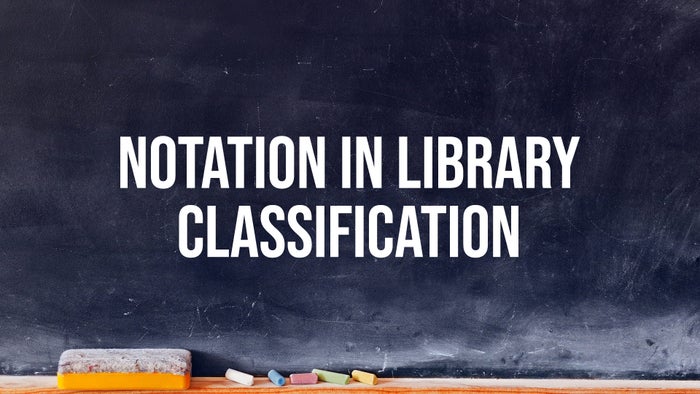 Notation In Library Classification on JioTV
