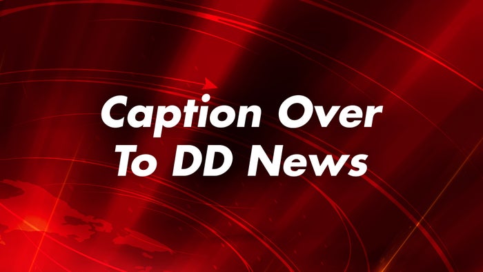 Caption Over To DD News on JioTV