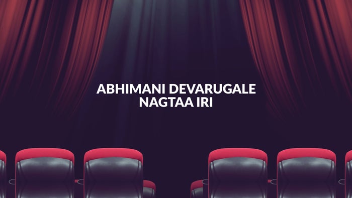 Abhimani Devarugale Nagtaa Iri on JioTV