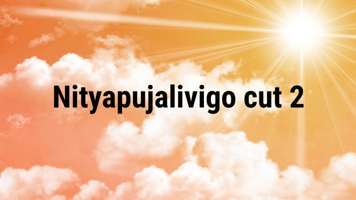 Nityapujalivigo cut 2 on JioTV