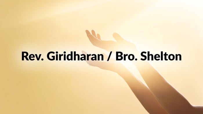 Rev. Giridharan / Bro. Shelton on JioTV