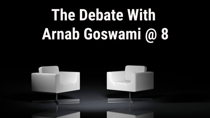 The Debate With Arnab Goswami @ 8 on JioTV