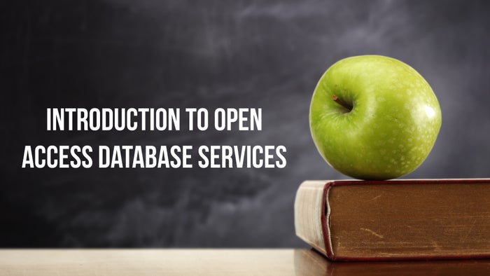 Introduction To Open Access Database Services on JioTV
