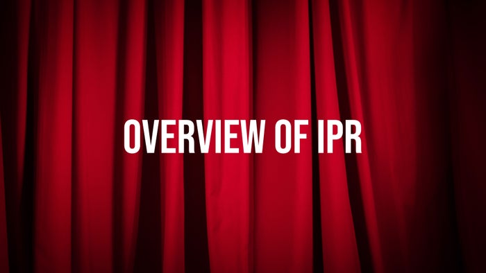 Overview Of IPR on JioTV